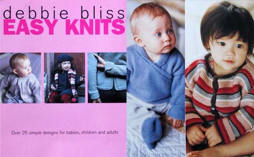 description debbie bliss easy knits knitting book over 25 simple 